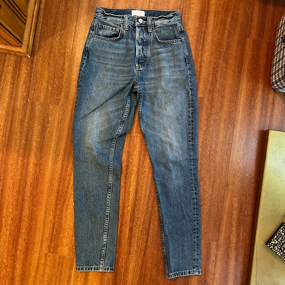 Boyish tapered straight jean